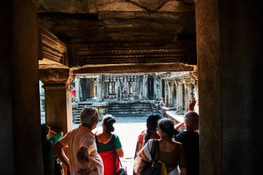 Tarihi bina Angkor wat Thom Cambodia