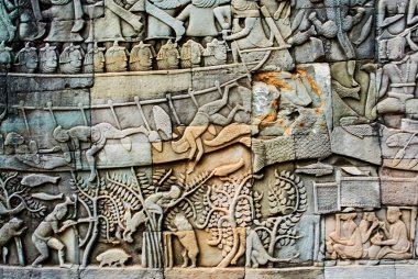 Tarihi bina Angkor wat Thom Cambodia