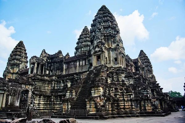Историческое здание в Ангкор-Ват-Томе Стоковое Изображение