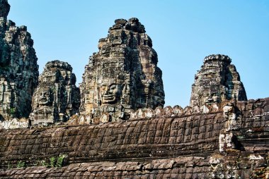 Tarihi bina Angkor wat Thom Cambodia