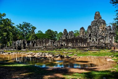 Tarihi bina Angkor wat Thom Cambodia