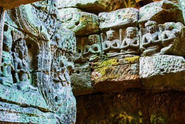 Tarihi bina Angkor wat Thom Cambodia