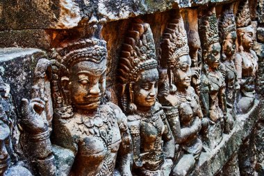 Tarihi bina Angkor wat Thom Cambodia