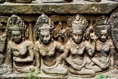 Tarihi bina Angkor wat Thom Cambodia