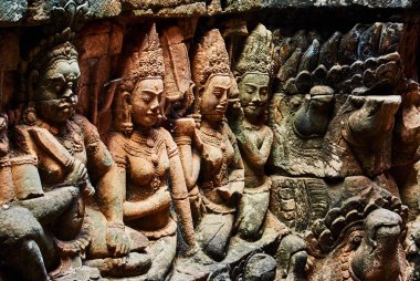 Tarihi bina Angkor wat Thom Cambodia