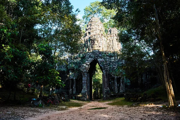 Историческое здание в Ангкор-Ват-Томе Лицензионные Стоковые Фото