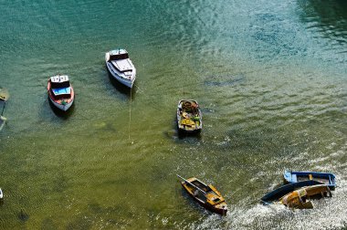 Balıkçı tekne liman Köyü