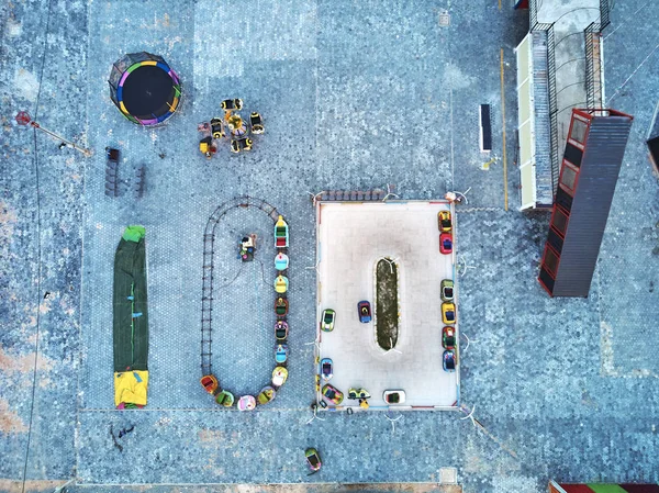 Graphic aerial view Night MArket Asia — Stock Photo, Image