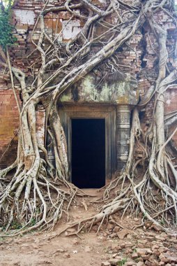 Prasat çocuk arabası Tapınak Koh Ker kompleksi