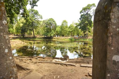 Prasat Thom saldırın Tapınağı Angkor dönemi