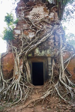 Prasat çocuk arabası Tapınak Koh Ker kompleksi