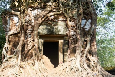 Prasat çocuk arabası Tapınak Koh Ker kompleksi