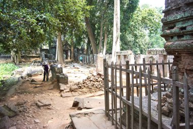 Prasat Thom saldırın Tapınağı Angkor dönemi