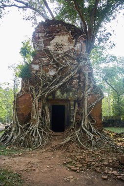 Prasat çocuk arabası Tapınak Koh Ker kompleksi