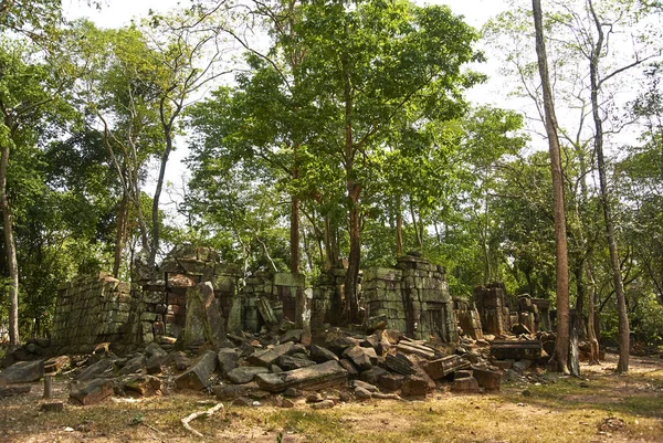 Palazzi Prasaqt Tempio di Thom Era Angkor — Foto Stock