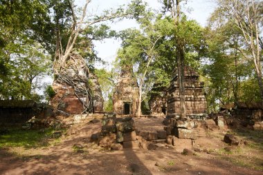 Prasat çocuk arabası Tapınak Koh Ker kompleksi