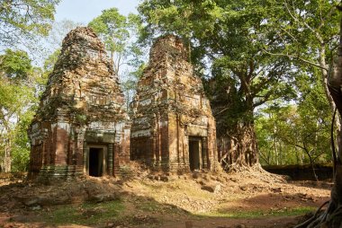 Prasat çocuk arabası Tapınak Koh Ker kompleksi