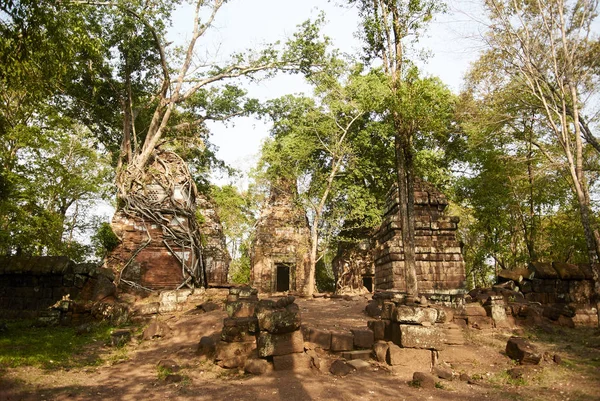 Prasat Pram templet Koh Ker komplex — Stockfoto