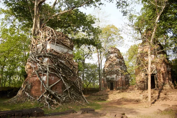 Complejo Prasat Pram Temple Koh Ker —  Fotos de Stock