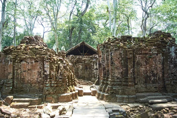 Prasat Thom Tempio di Prang Era di Angkor — Foto Stock