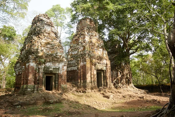 Prasat kinderwagen tempel koh ker komplex — Stockfoto