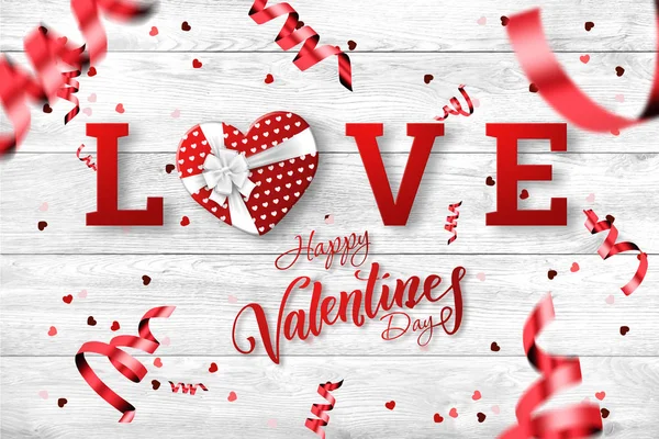 Festliches Web Banner Zum Valentinstag Draufsicht Auf Eine Komposition Mit — Stockfoto