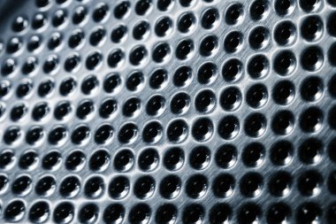 Gümüş rengi metal elmas plaka arka planı.