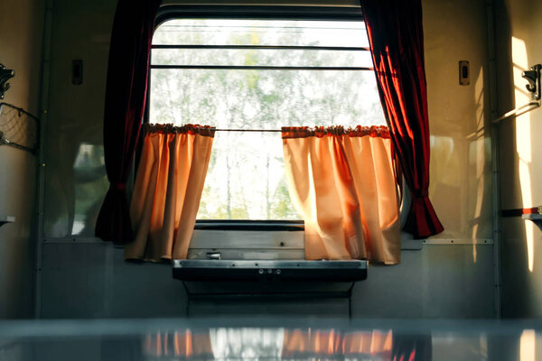 Speed train car seat interior