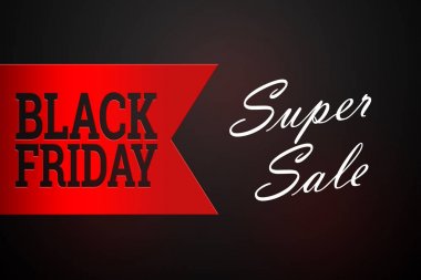 Siyah bir arka plan üzerinde siyah Cuma satış yazıt. Black Friday başlık sayfası veya poster için. Satış ve indirim.
