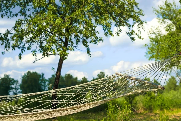 Yaz bahçesinde hamak