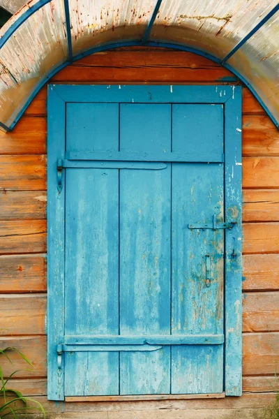 Porta Una Casa Fuori Tiro Immagine Provvista — Foto Stock