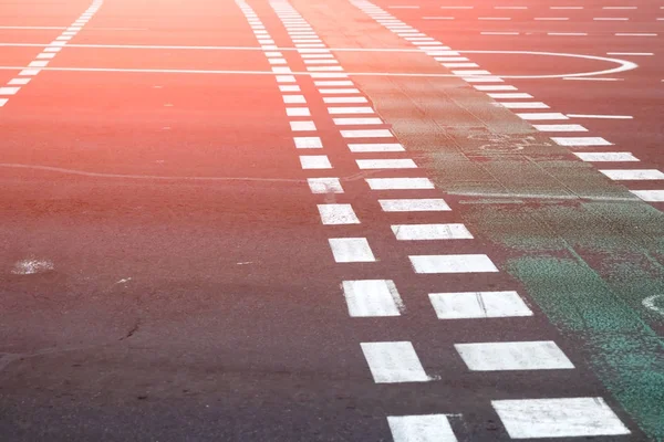 Straßenüberquerung Mit Fußgängern — Stockfoto