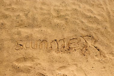 Yaz yaz arka plan, plaj, kum.