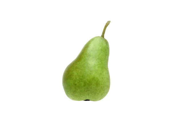 Green Pear White Background Isolate — Stock Photo, Image