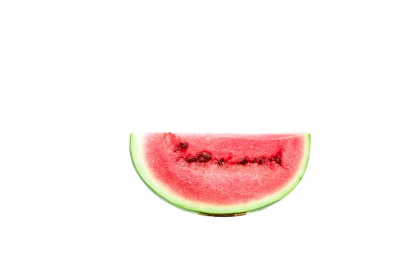 Slice Watermelon White Background Isolate — Stock Photo, Image