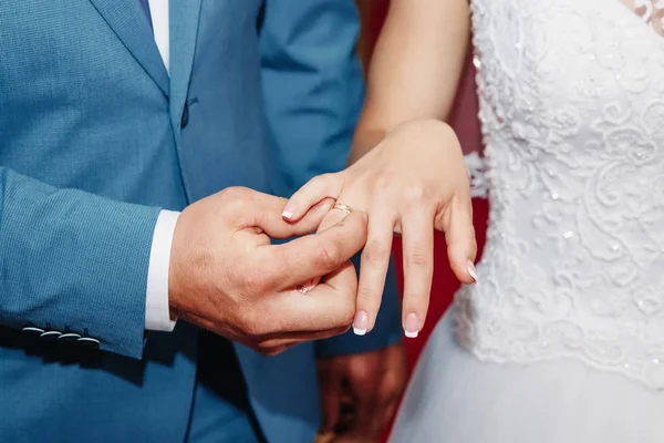 Casamento Noivado Uma Nova Família Romance Casamento Relacionamentos — Fotografia de Stock