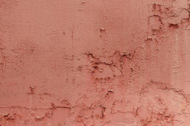 Kırmızı, eski arka plan, üzerinde boya kırık yüzey.