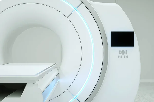 Mri 医院环境下的完整Cat扫描系统 概念医学 3D渲染 3D插图 复制空间 — 图库照片