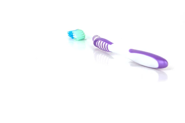 Tandenborstel Geïsoleerd Een Witte Achtergrond — Stockfoto