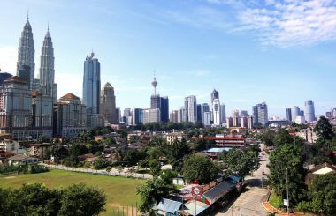 Kuala Lumpur şehir silueti