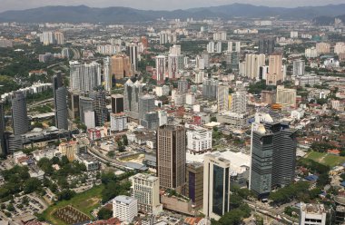 Kuala Lumpur şehir silueti