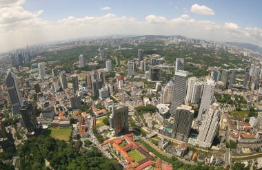 Kuala Lumpur şehir silueti