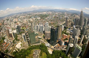 Kuala Lumpur şehir silueti