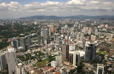 Kuala Lumpur şehir silueti