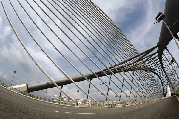 Metal structure bridge — Stock Photo, Image