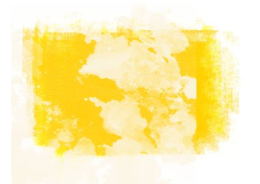 Sarı grafik renk düzeltme ekleri fırça darbeleri etkisi arka plan tasarımlar öğesi