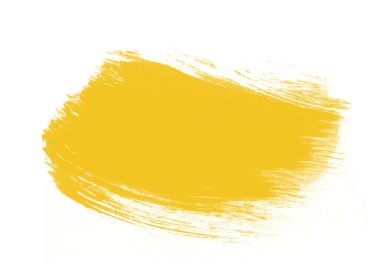Sarı renkli fırça tasarımı vuruşları arka plan tasarım elementini etkiler
