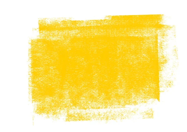 Couleur Graphique Jaune Patchs Pinceau Coups Effet Fond Dessins Élément — Photo