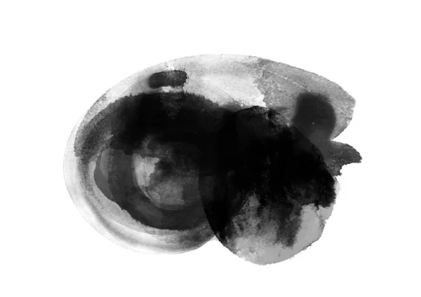 Μαύρο Γραφικό Χρώμα Πινέλο Μπαλώματα Επίδραση Φόντο Σχεδιασμό Στοιχείο — Φωτογραφία Αρχείου