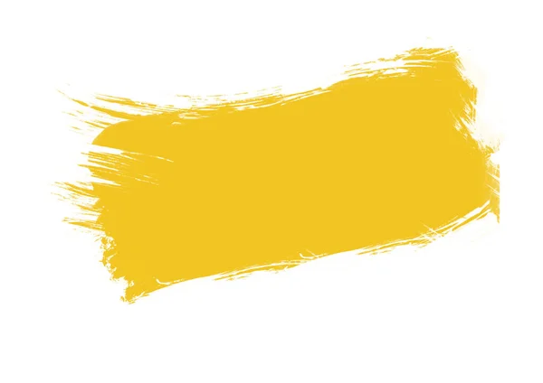 Arkaplan için sarı renkli fırça darbeleri efekti